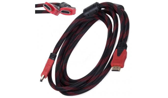 Fusion HDMI kaabel v2.0 | 4K | 10m punane