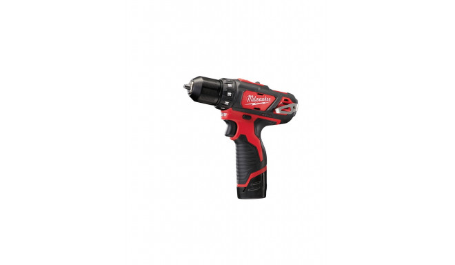 Screwdriver/drill Milwaukee M12 BDD-202C; 12V 2x2.0Ah