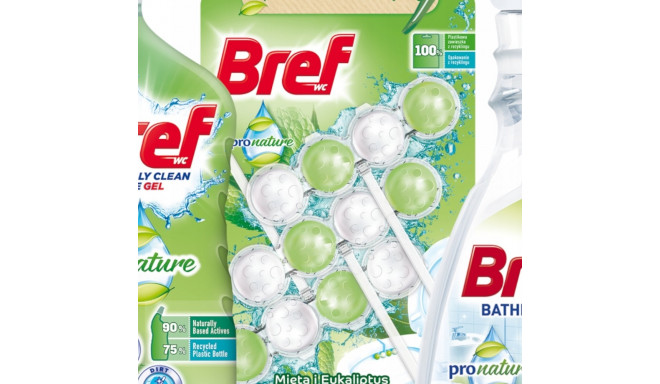 Toilet freshener BREF Pro Nature, Grapefruit 2x50g