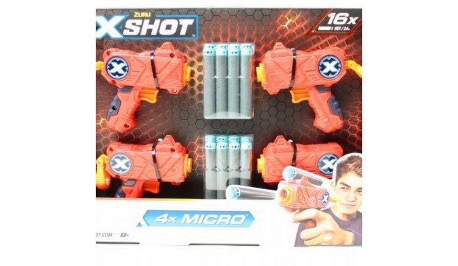 Blasters set Excel Micro 4-pack 16 darts