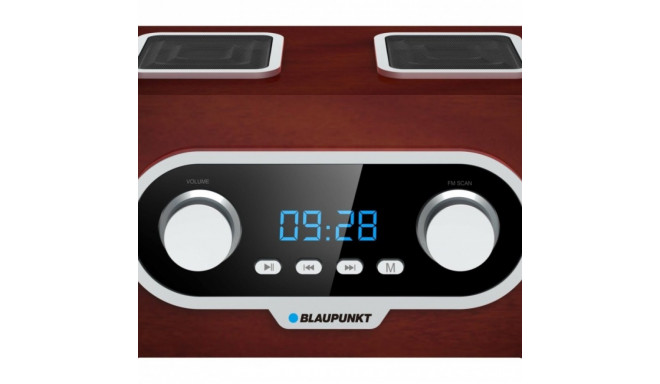 Portable FM Radio PLL SD/USB/AUX with battery and clock