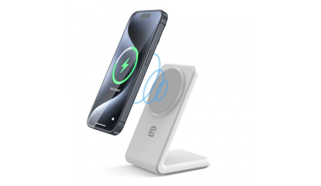 A device that uses electromagnetic induction to transfer electrical energy to a compatible electroni