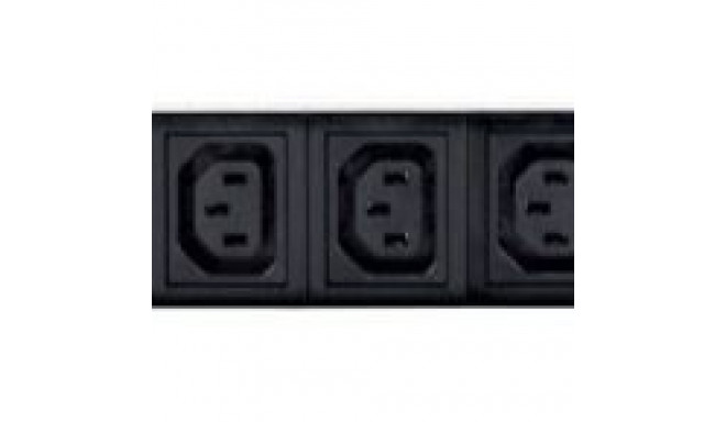 Rack power strip PDU 10xC13 1U 16A C19 2m