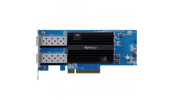 Dual-port 25GbE SFP28 add-in card for Synology systems