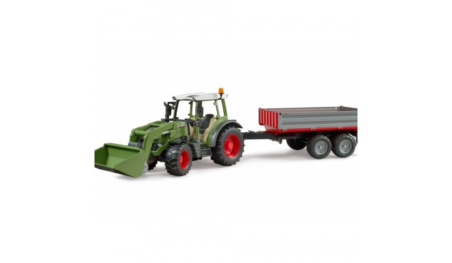 Fendt Vario 211 tractor with front loader and tipper