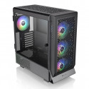 Ceres 500 A RGB Black Tempered Glass