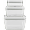 3 container set glass Fresh&Save