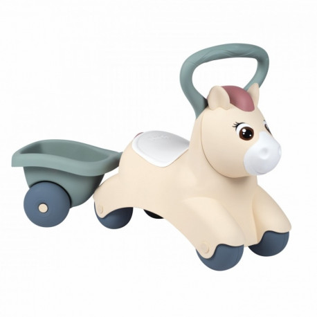 The Little Smoby Baby Pony is a popular ergonomic ride-on toy designed for toddlers