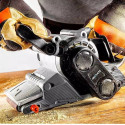 800W Graphite belt sander with 75 x 457 mm endless belt and carrying case
