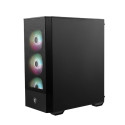 MSI MAG FORGE 112R computer case Midi Tower Black, Transparent