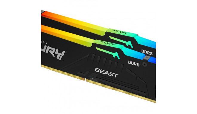 Kingston Technology FURY Beast 64GB 5600MT/s DDR5 CL36 DIMM (Kit of 2) RGB EXPO