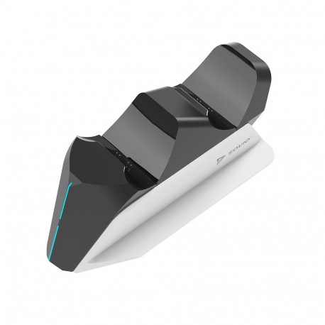 SAVIO GCS-01 kahepadjaga laadimisjaam PS5 pultidele, Dual Sense, USB, must