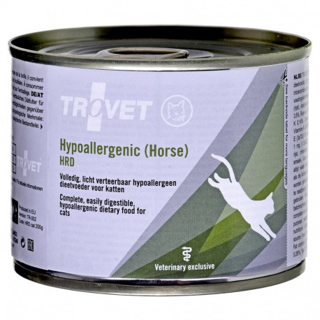 TROVET Hypoallergenic HRD with horse - wet cat food - 200g