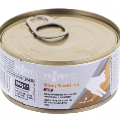 Trovet ASD Urinary Struvite veiselihaga märg kassitoit 100 g