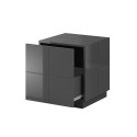 Cama bedside table REJA graphite grey gloss/graphite grey gloss