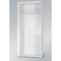 Cama wardrobe SAMBA white/white gloss