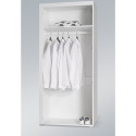 Cama wardrobe SAMBA white/white gloss