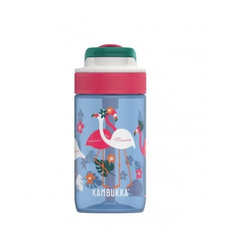 Kambukka beebi veepudel Lagoon 400ml, sinine flamingo