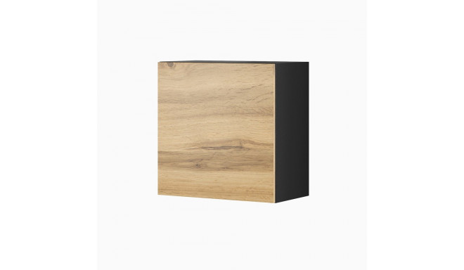 Cama square cabinet VIGO 50/50/30 black/wotan oak