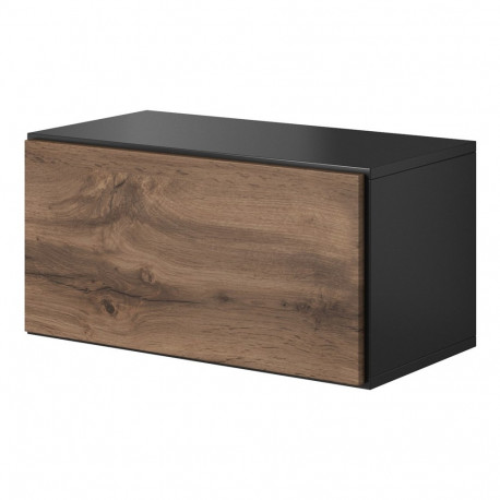 Cama full storage cabinet ROCO RO3 75/37/39 antracite/wotan oak