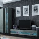 Cama Shelf unit VIGO NEW 180/40/30 grey/grey gloss