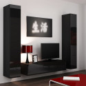 Cama Full cabinet VIGO '180' 180/40/30 black/black gloss