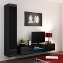 Cama Full cabinet VIGO '180' 180/40/30 black/black gloss