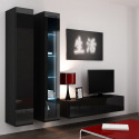 Cama Full cabinet VIGO '180' 180/40/30 black/black gloss