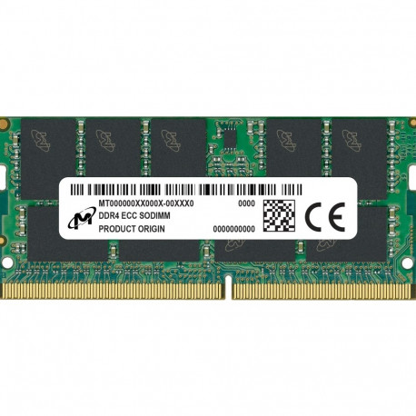 Micron SO-DIMM ECC DDR4 32GB 2Rx8 3200MHz PC4-25600 MTA18ASF4G72HZ-3G2R