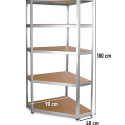 Metal corner storage rack G9040 40cm