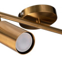 Activejet quadruple gold ceiling wall lamp SPECTRA strip spotlight GU10 for living room