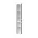 Bathroom cabinet NEL II 31x30x174 cm, white, glossy