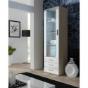 SOHO 4 set (RTV180 cabinet + 2x S1 cabinet + shelves) Sonoma oak/White gloss