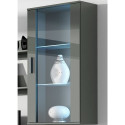 SOHO 5 set (RTV180 cabinet + Wall unit + shelves) Grey / Gloss grey SOHO 5 set (RTV180 cabinet + Wall unit + shelves) Grey / Gloss grey