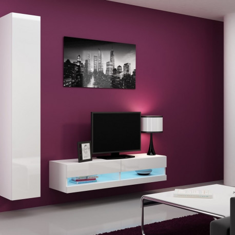 Cama elutoa kapikomplekt VIGO NEW 13 valge/valge läikiv