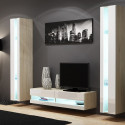 Cama Living room cabinet set VIGO NEW 12 sonoma/white gloss