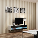 Cama Living room cabinet set VIGO NEW 12 white/black gloss