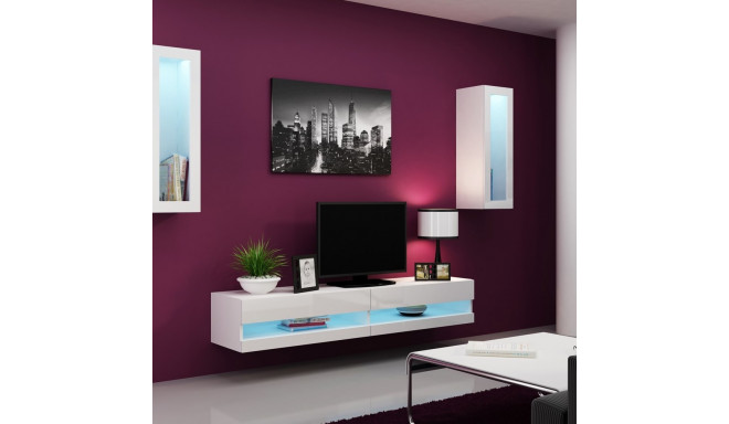 Cama Living room cabinet set VIGO NEW 11 white/white gloss