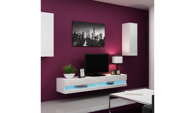 Cama Living room cabinet set VIGO NEW 10 white/white gloss