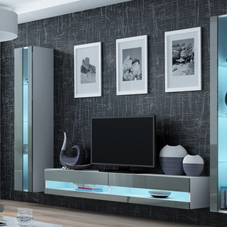 Cama elutoa kapikomplekt VIGO NEW 3 valge/hall läikiv