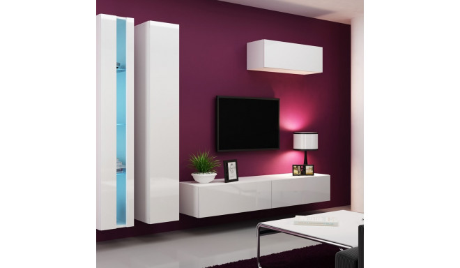 Cama Living room cabinet set VIGO NEW 1 white/white gloss