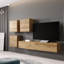 Cama Living room cabinet set VIGO 23 wotan oak/wotan oak gloss