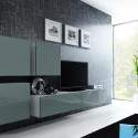 Cama Living room cabinet set VIGO 23 white/grey gloss