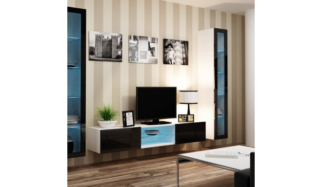 Cama elutoa kapikomplekt VIGO 20 valge/must läikiv