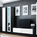 Cama Living room cabinet set VIGO 15 grey/white gloss