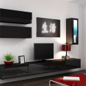 Cama Living room cabinet set VIGO 12 black/black gloss