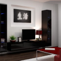 Cama Living room cabinet set VIGO 5 black/black gloss