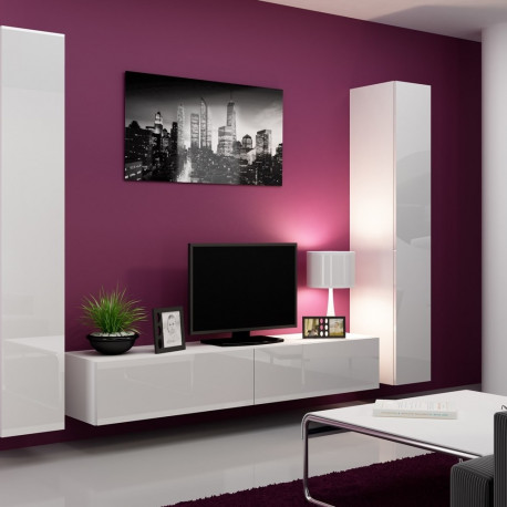 Cama elutoa kapikomplekt VIGO 4 valge/valge läikiv