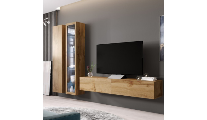 Cama Living room cabinet set VIGO 3 wotan oak/wotan oak gloss