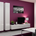 Cama Living room cabinet set VIGO 4 white/white gloss